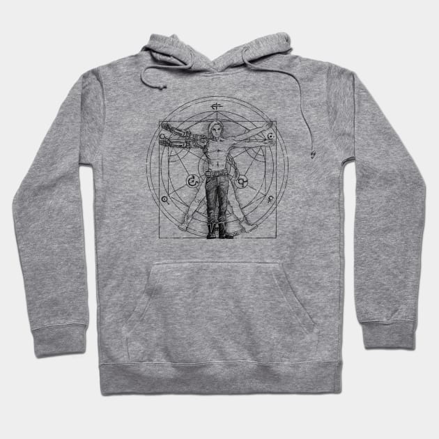 Vitruvian Alchemist Hoodie by CrystalCr